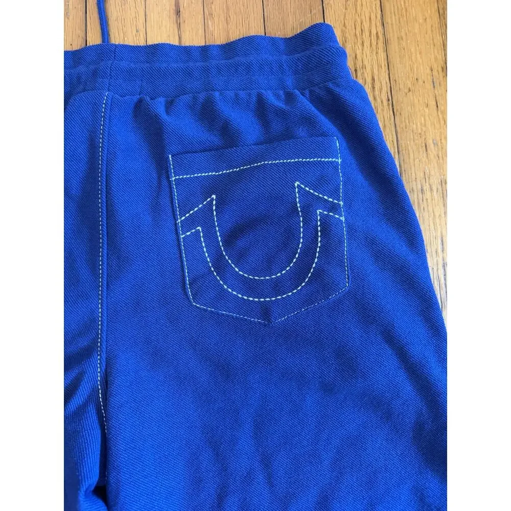 True Religion Mens Reverse Terry Baggy Sweatpants